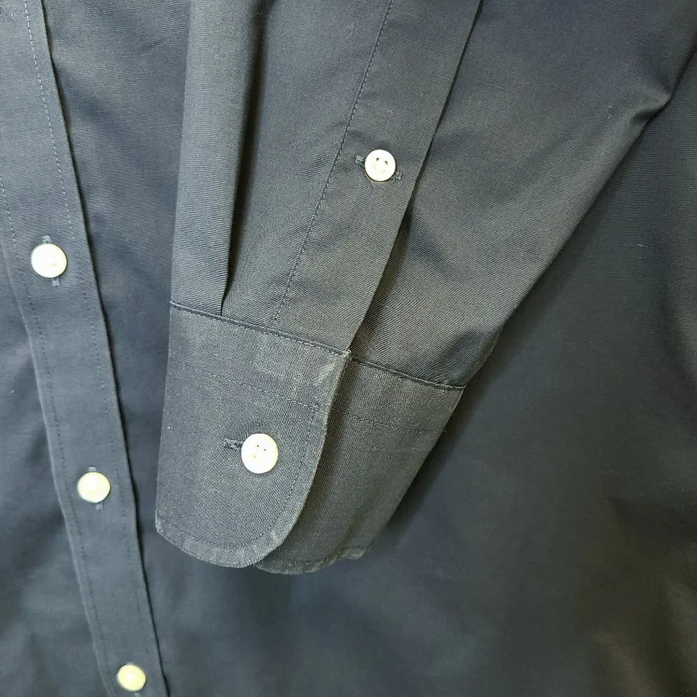 J. Crew Ludlow Slim Fit Navy Blue Button Up 16 / 32